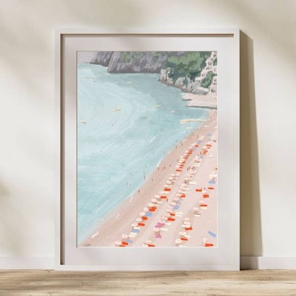 Afdrukken op Serene Beach voor wholesale door Julie Annette Studios