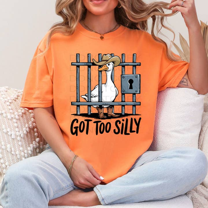 Got Too Silly DTF Heat Transfer for wholesale by Trendy Transfers