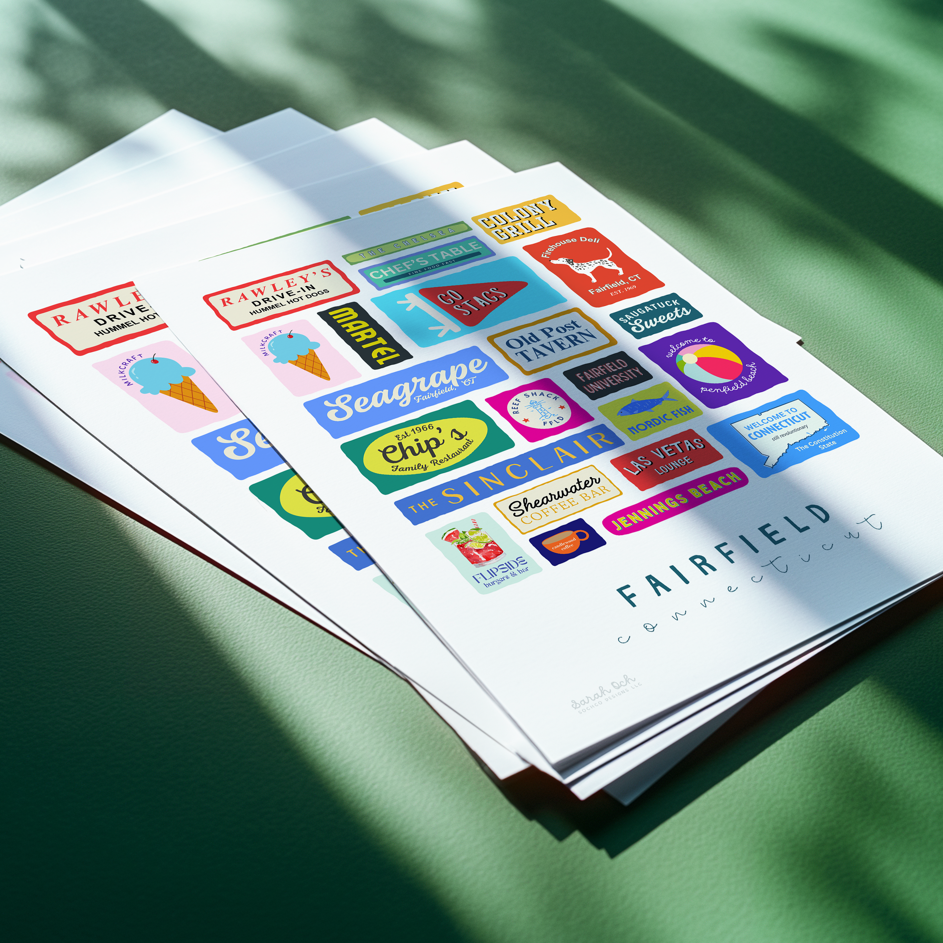 SochCo Designs – wholesale Art print – Fairfield, CT2