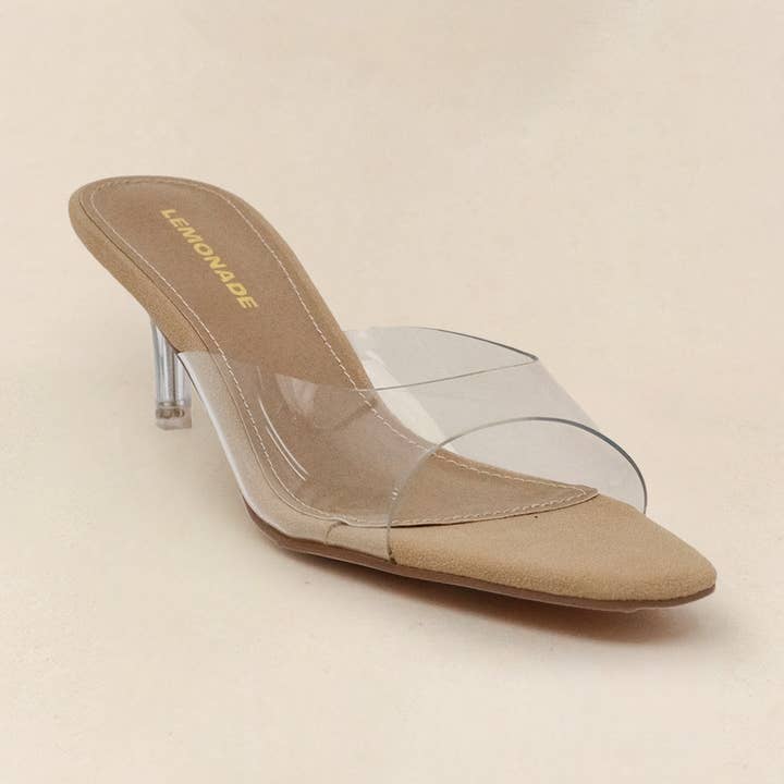 GLASLOOP - Lente '26 Transparante TPU Kittenhak voor wholesale door Lemonade Shoes