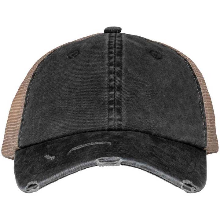 Pierre Francis - Vente Casquette de camionneur – femme - Native Spirit - Casquette Trucker Destroy lavée