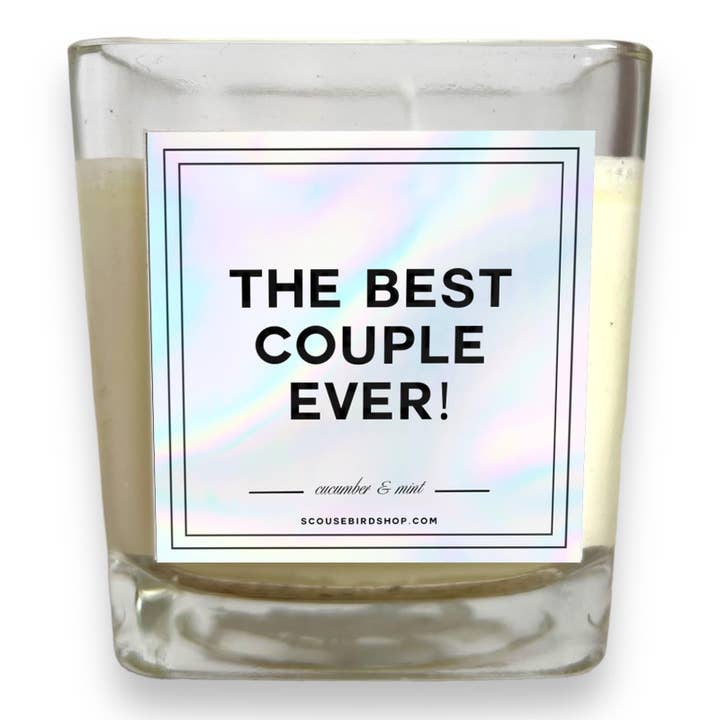 Scented Soy Candle - Best Couple Ever for wholesale by Scouse Bird Shop