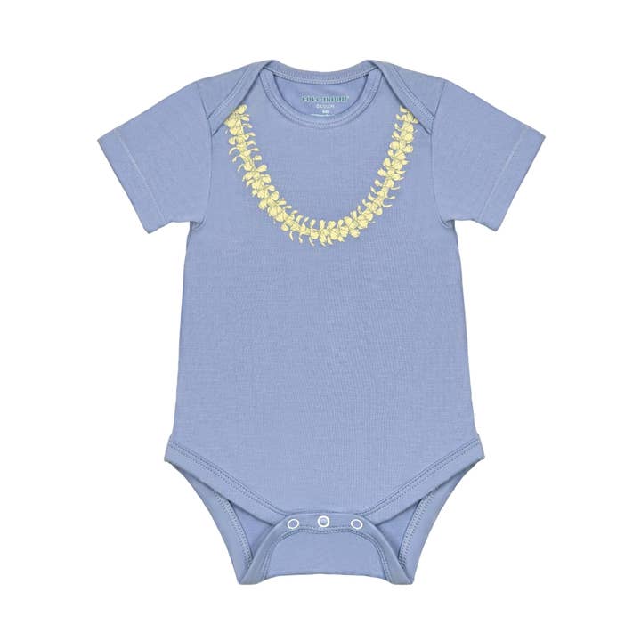 Lei Pua Kenikeni Bamboo Onesie for wholesale by Coco Moon