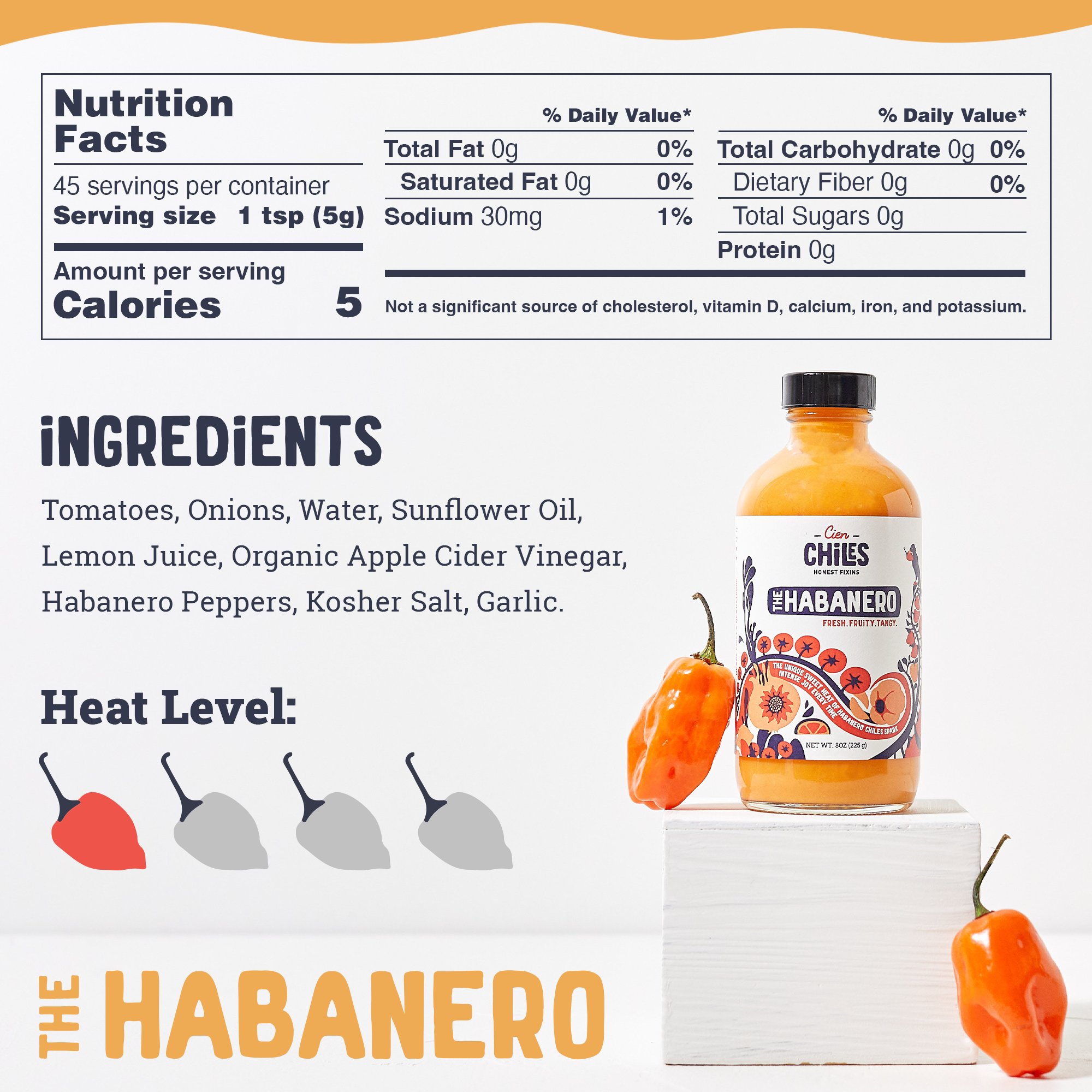 Cien Chiles - Wholesale Hot Sauce - The Habanero3