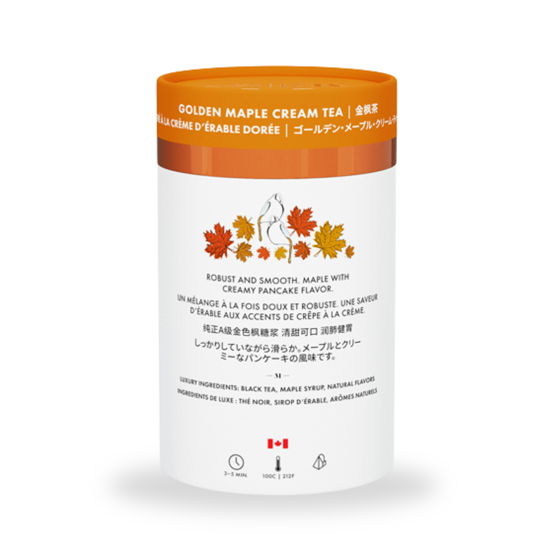 Tega Organic Tea - Vente Panier garni - Thé de Luxe à la Crème Dorée d'Érable | Canadien | 24 Sachets de Thé2