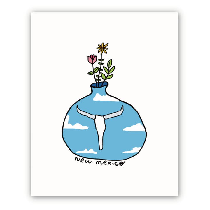 Print - New Mexico Skies for wholesale by Emmarose Heath Art