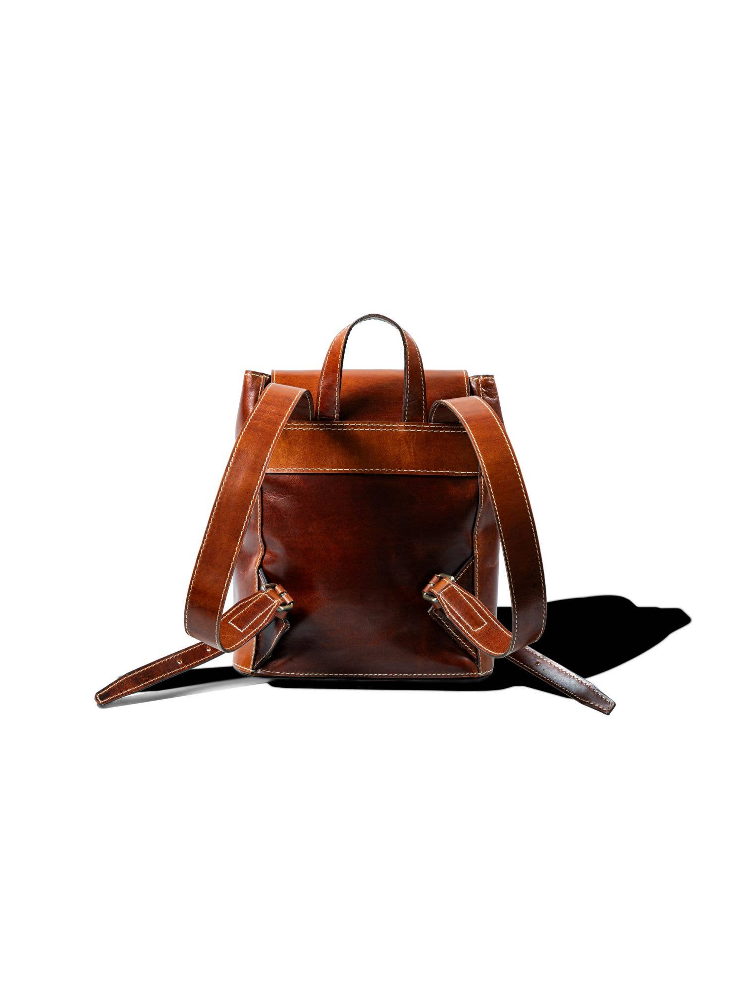 Alejandra Collective - Wholesale Backpack - Unisex - Unisex Leather Backpack Cognac2
