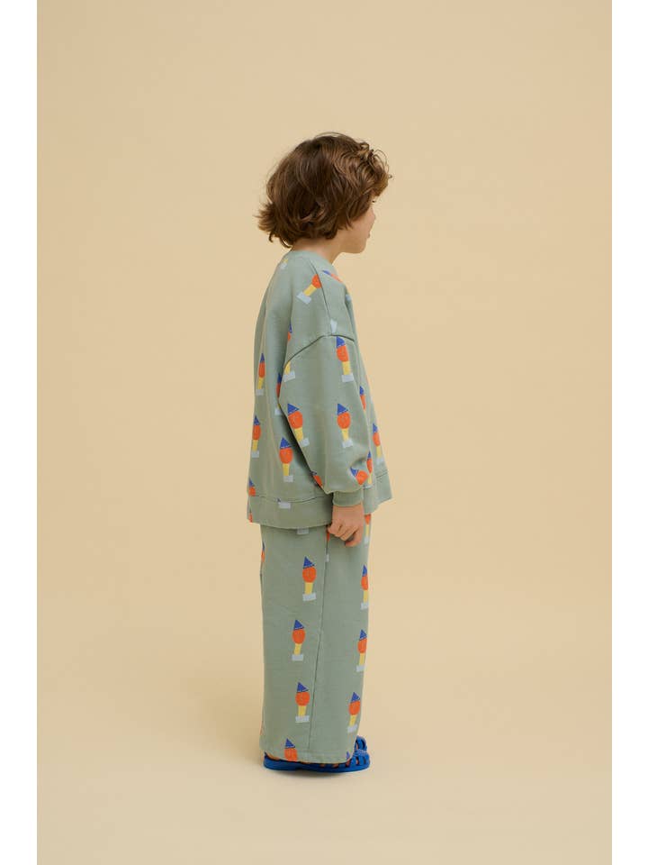 Green PLAYFUL WIDE PANTS for wholesale on Faire1