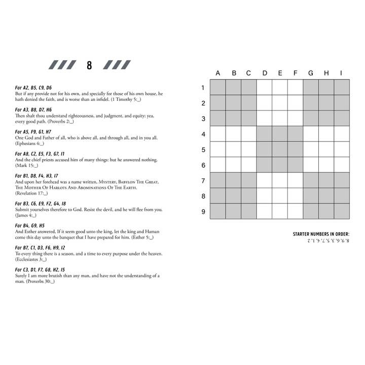 Barbour Publishing, Inc. - Wholesale Coloring & Activity Book - Adult - Bible Sudoku3