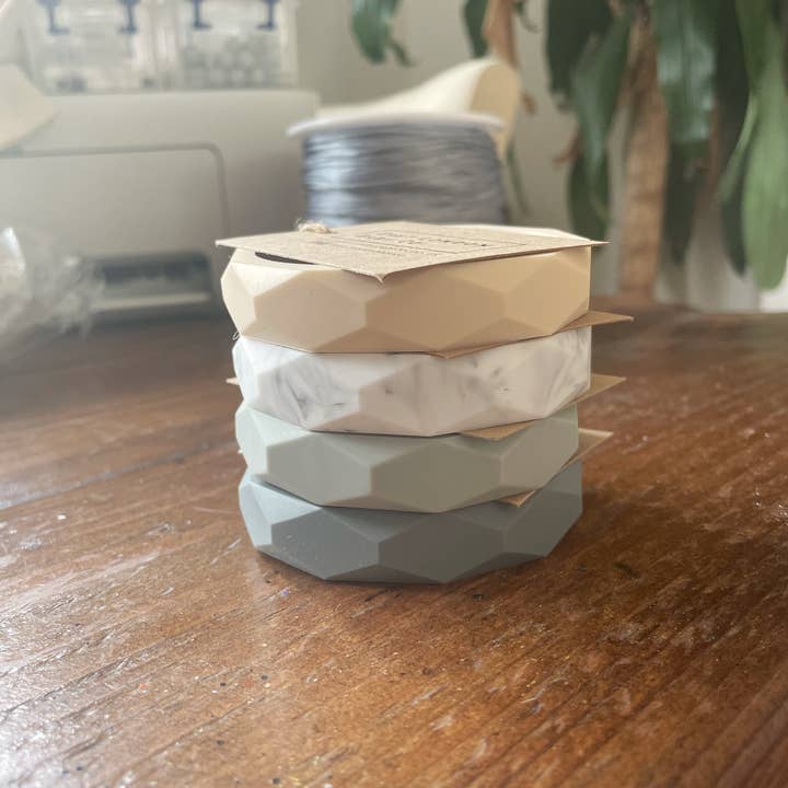 East London Baby Co - Vente Bracelet jonc - Bracelet de dentition géométrique en silicone pour mamans8