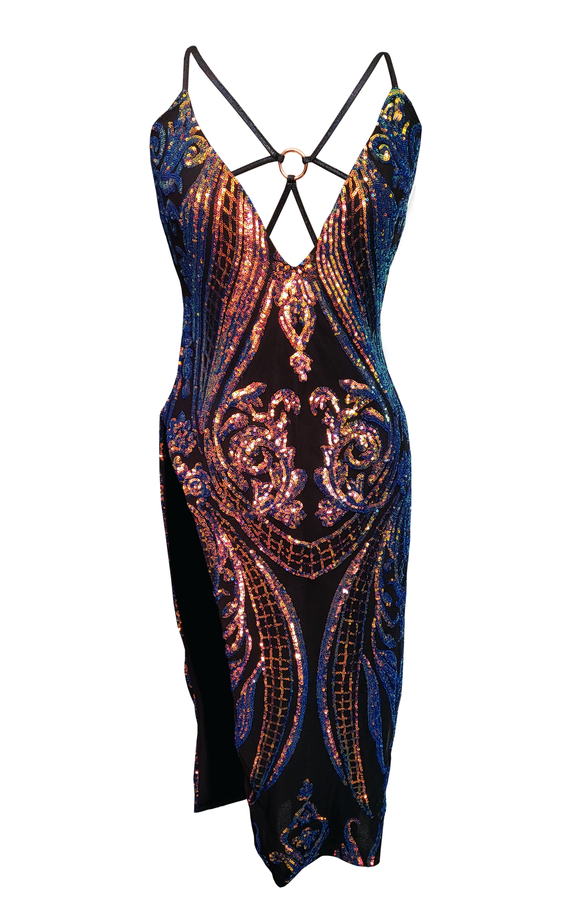 Gyv Me Body - Wholesale Dress - Women's - Empress Dress Black Amethyst17