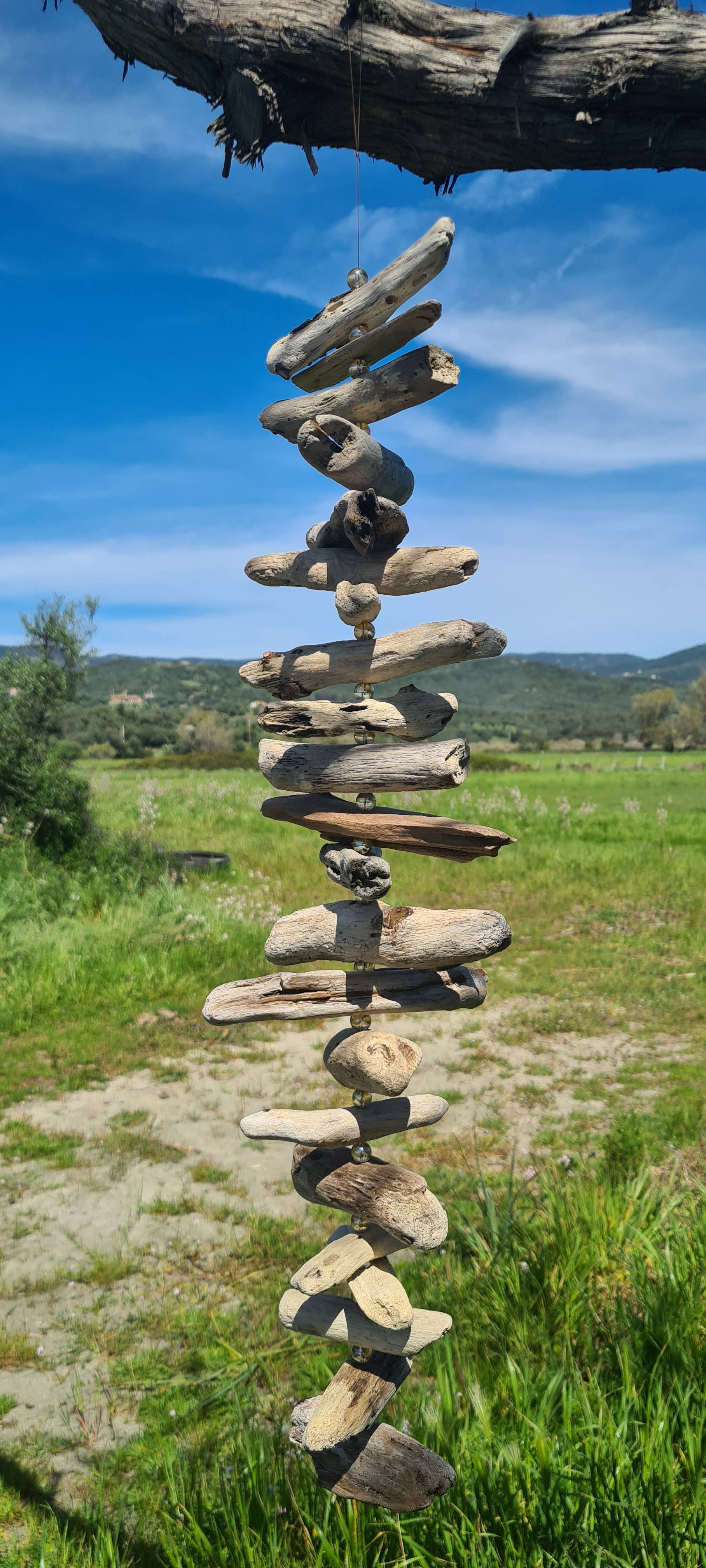 BELLA STORIA CREAZIONE - Wholesale Mobile - Driftwood mobile from the Mediterranean,1