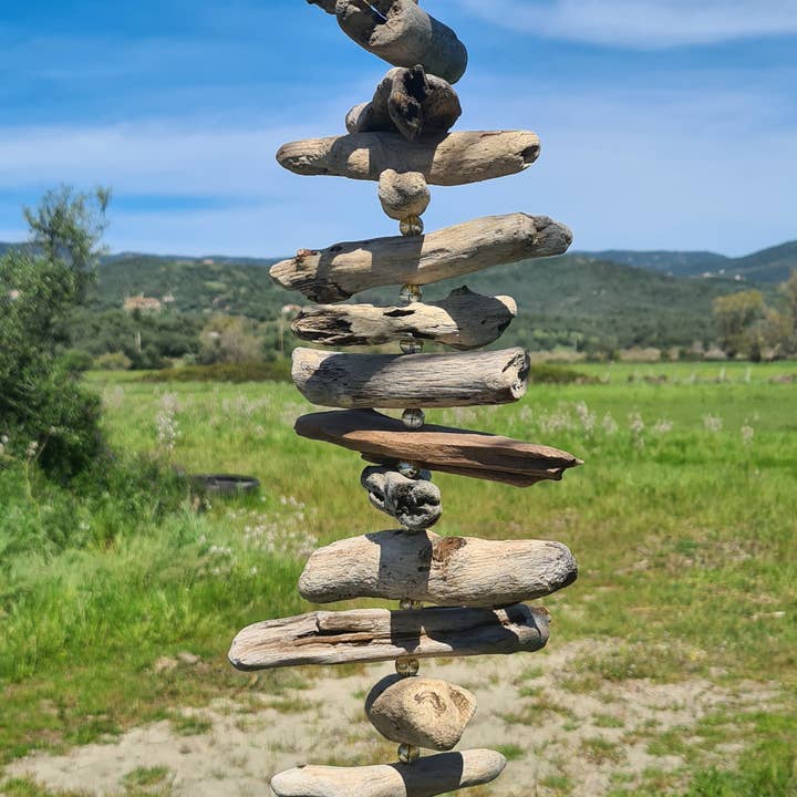 BELLA STORIA CREAZIONE - Wholesale Mobile - Driftwood mobile from the Mediterranean,1