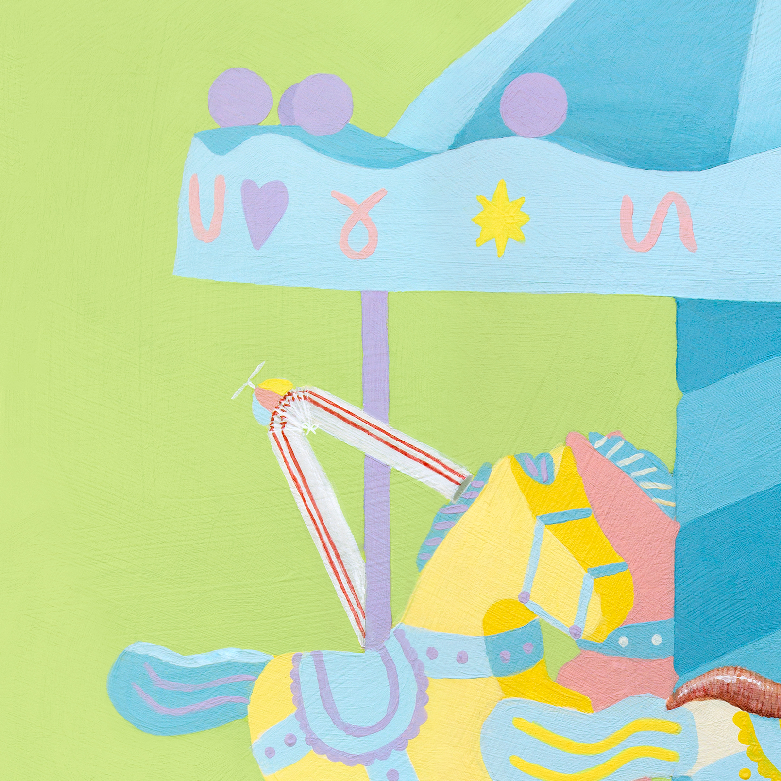 One Lane Studios - Wholesale Art Print - Waldron's Long Weekend (Worm Carousel) Print5