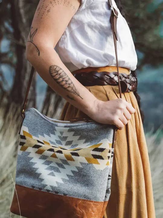 Brooklyn Leder Umhängetasche | Orion für den Großhandel von Grace Design