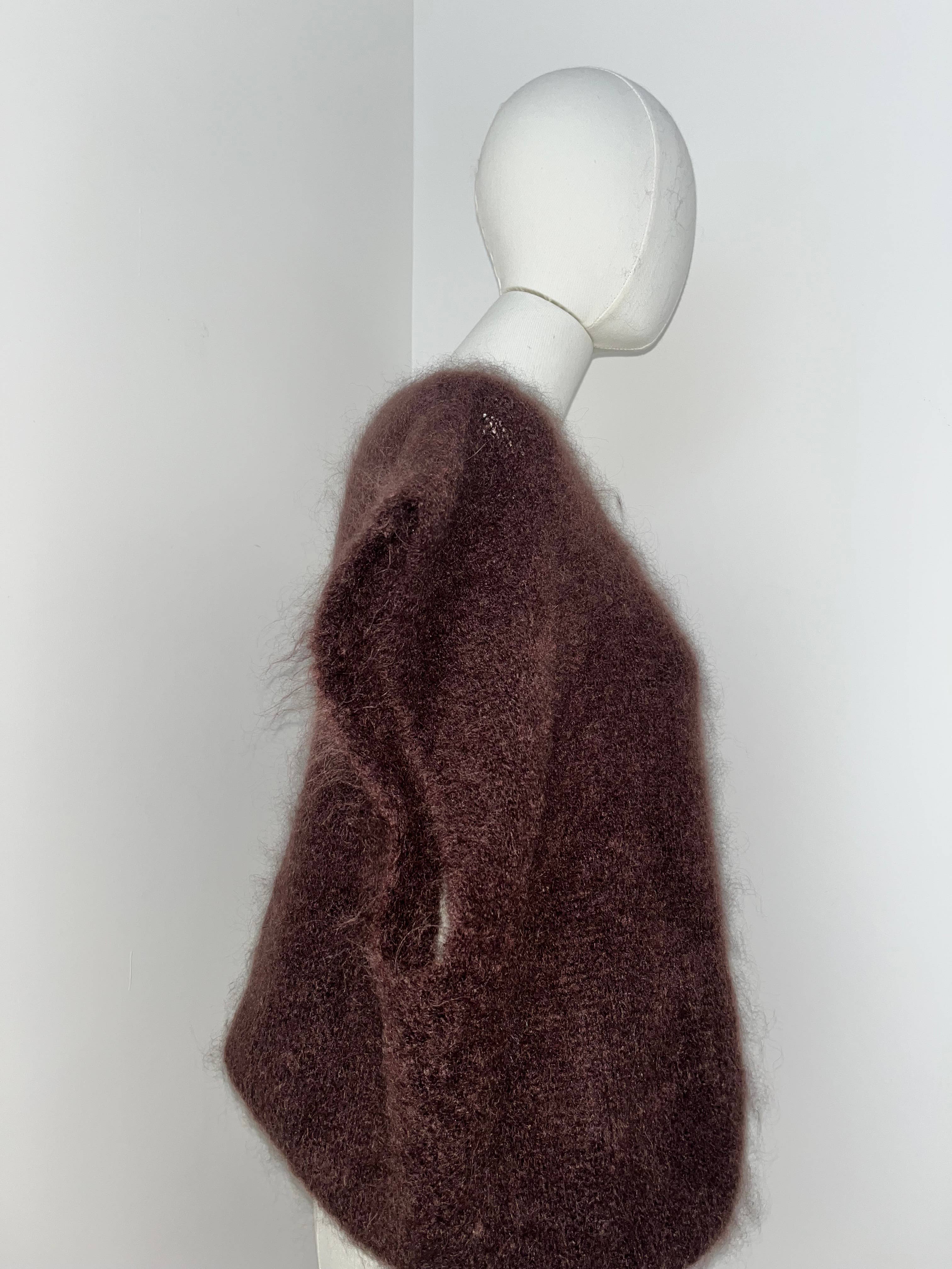 Orice - Vente Cardigan – femme - Gilet sans manche en maille 81% Kid mohair - Orice 18