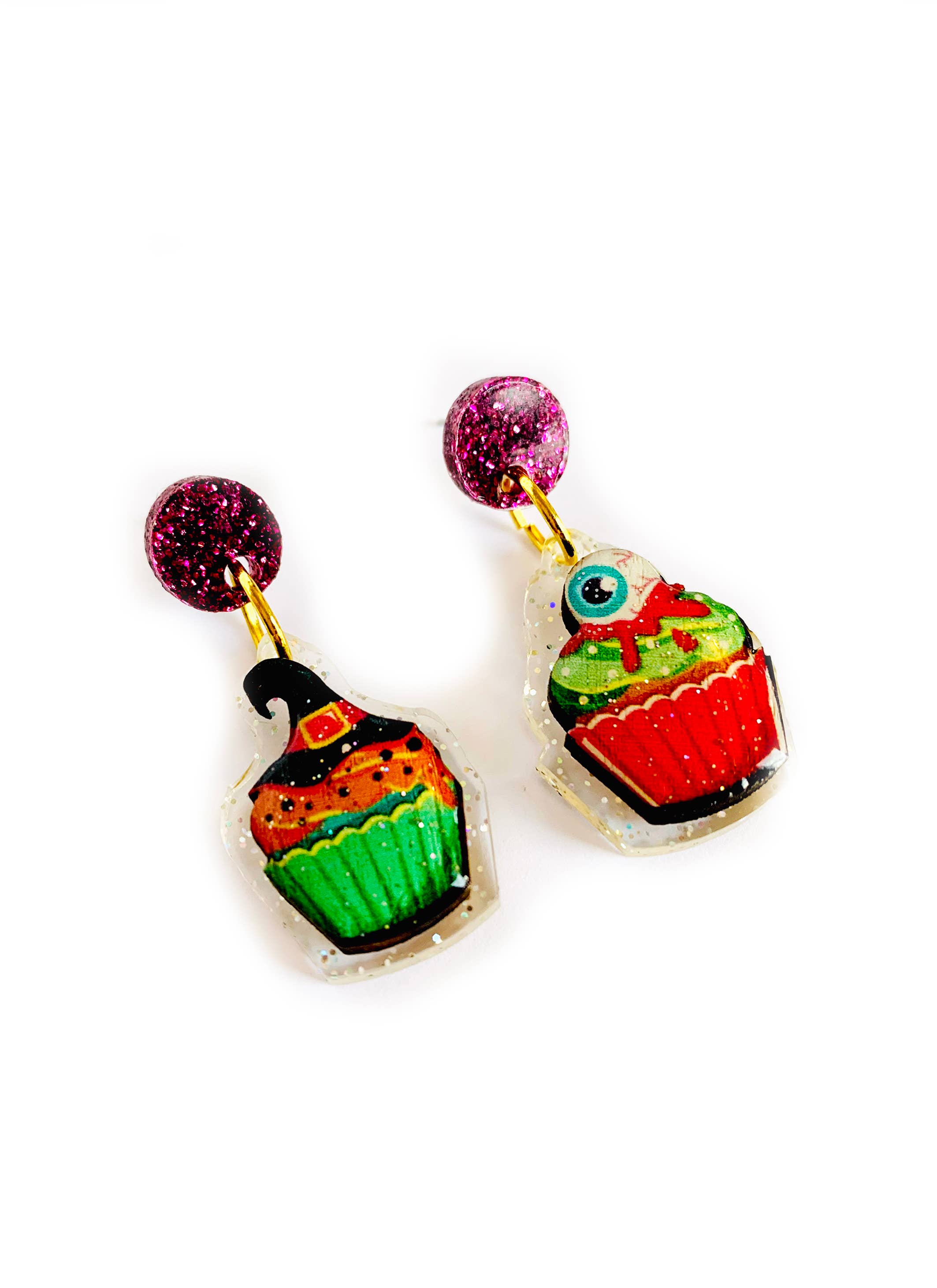 Rosie Rose Parker - Wholesale Dangle Earrings - horror cupcake earrings halloween earrings statement1
