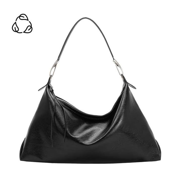 Melie Bianco - Wholesale Tote Bag - Women's - Charlie Espresso Recycled Vegan Shoulder Bag0