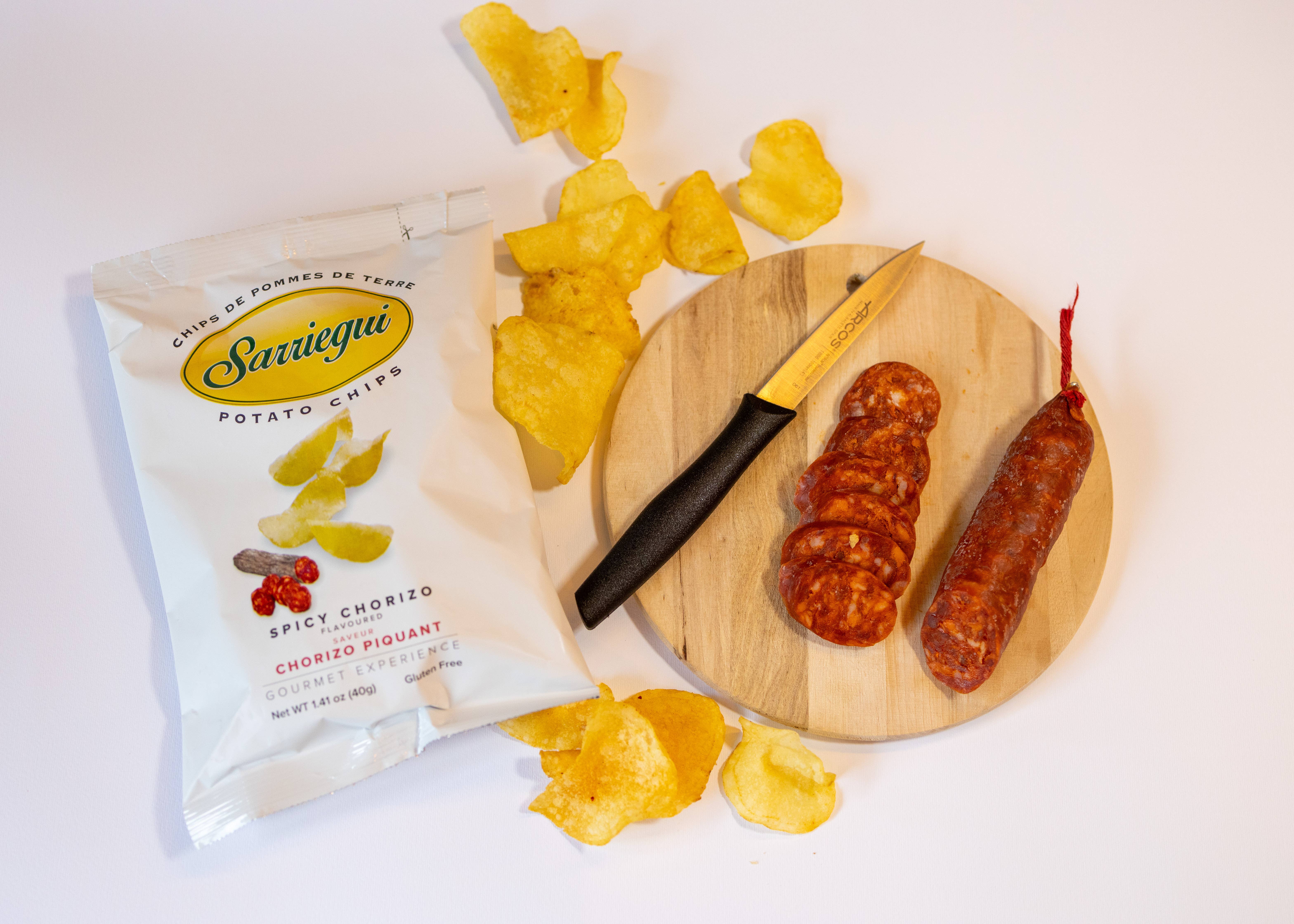 Chips Sarriegui - Wholesale Chips - SPICY CHORIZO FLAVORED POTATO CHIPS 125 G2