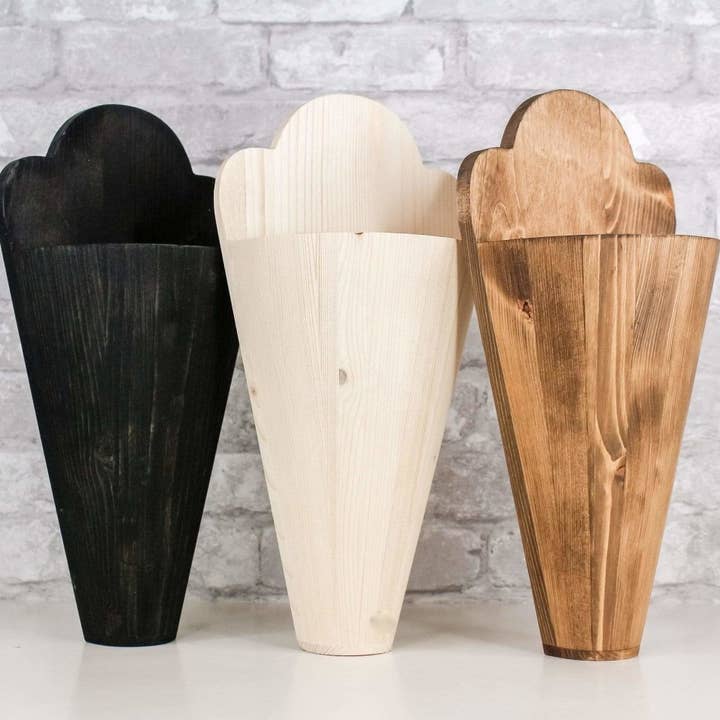 Sola Wood Flowers - Wholesale Vase - Wood Wall Vase2