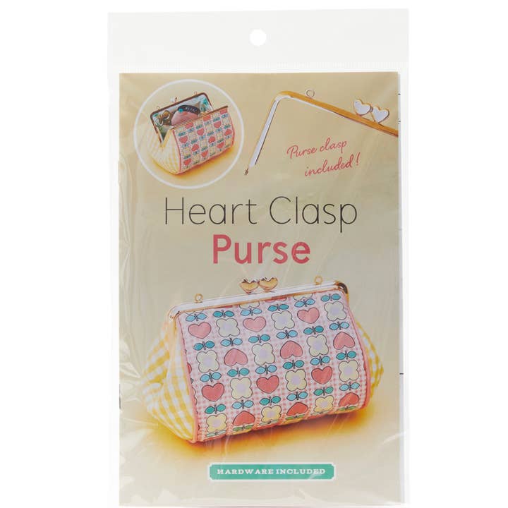 Zakka Workshop - Wholesale Clutch Bag - Women's - Heart Clasp Purse Rose Gold (#ZW2859)