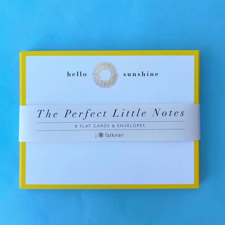 J.Falkner Cards - Wholesale Stationery/Notecard Set - Boxed Set: Hello Sunshine "Perfect Little Notes"2