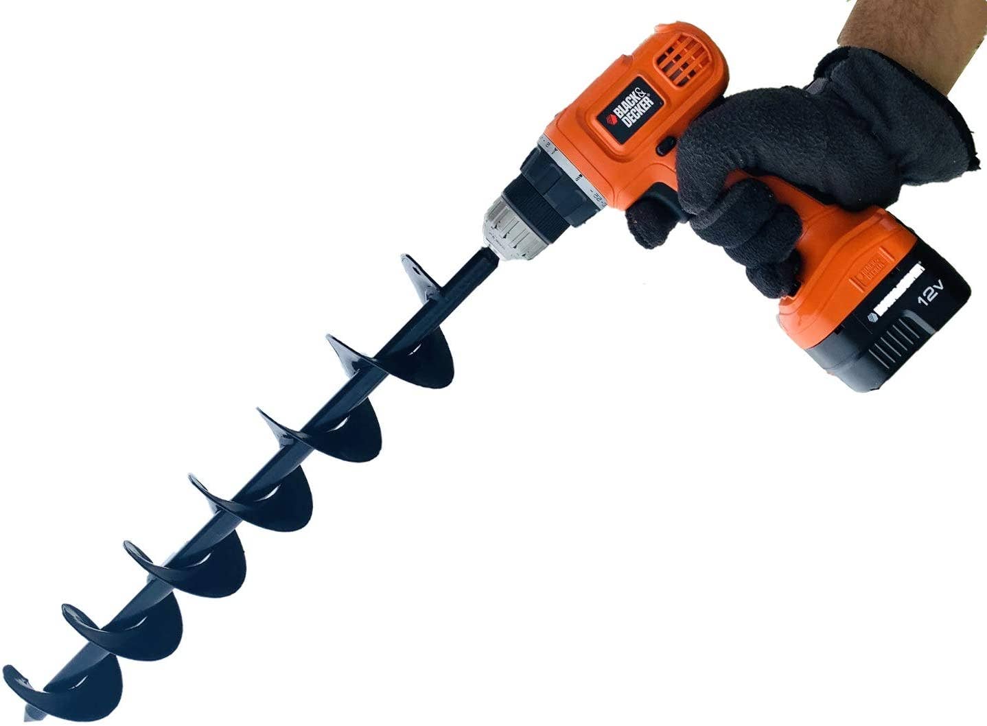 Ashman Online - Wholesale Garden Tool - Ashman 24 inch Auger  Made of heavy duty steel and has a 24 inch long helical screw blade.2