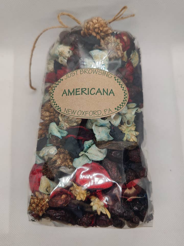 Scented Potpourri with Rosehips - Americana - 4 Cup Bag for wholesale by Just Browsing, LLC