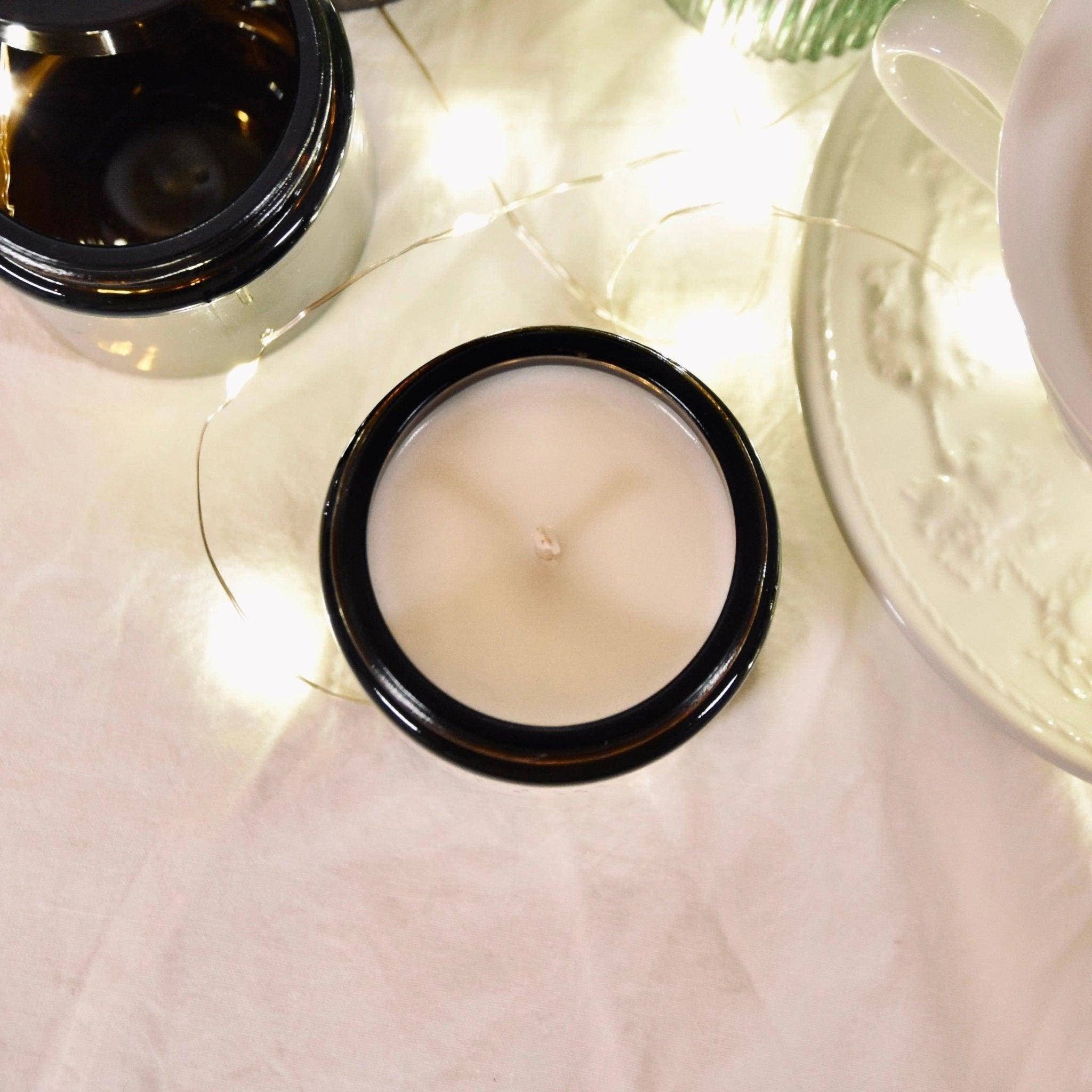 LA BOUGIE HERBIVORE - Wholesale Jar/Filled Candle - White Label Scented Candle – 140g Amber Glass3