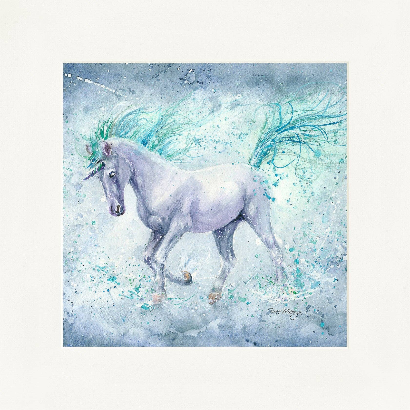 Bree Merryn Art Ltd - Wholesale Kunstprint - Silvermist vierkante ingelijste afdruk (13" of 19")9