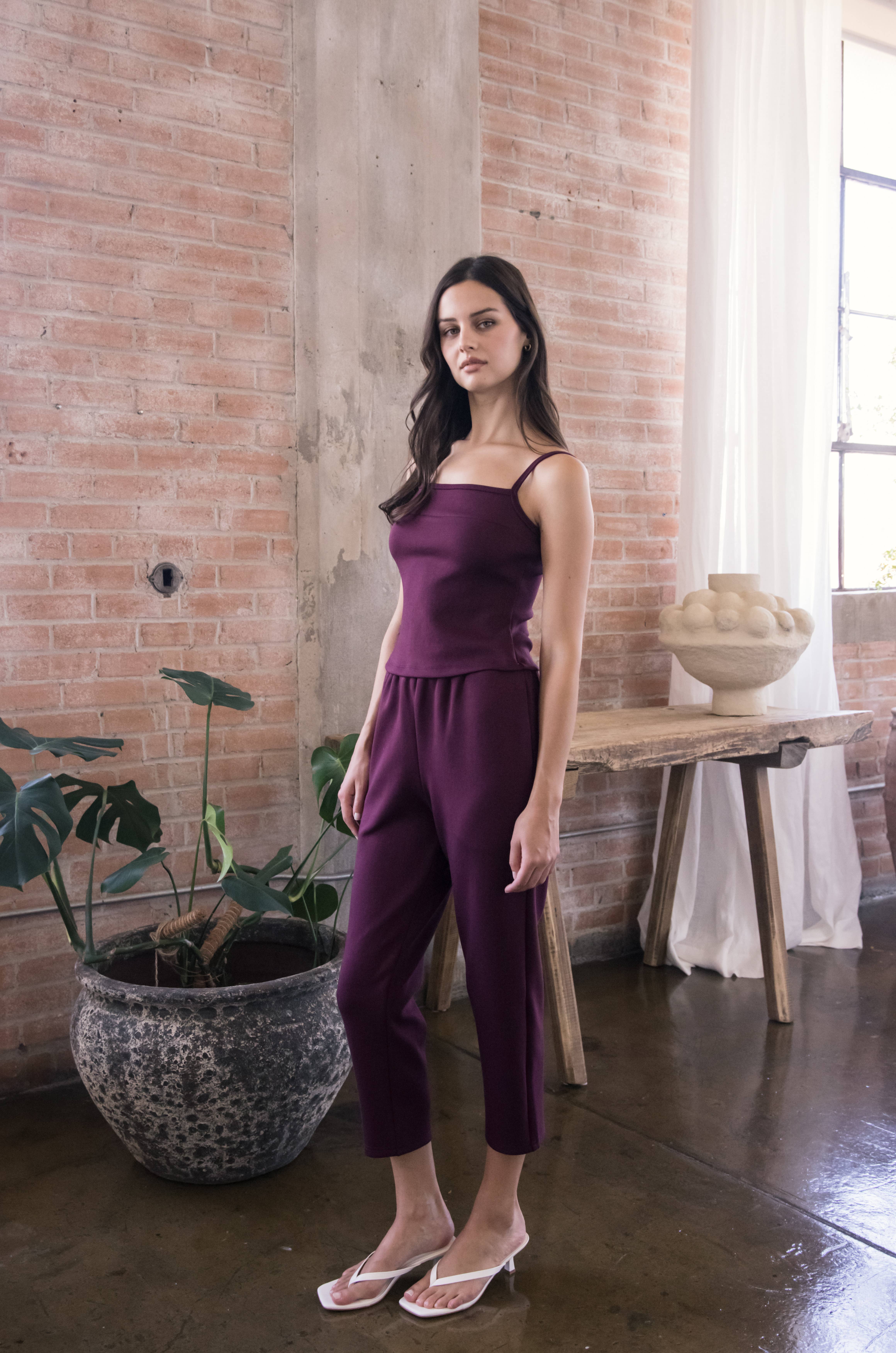 P. CILL - Wholesale Pants - Women's - P. CILL Butter Modal Waist Band Ankle Pants15