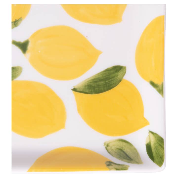 VdE Tivoli 1996 - Wholesale Dinner Plate - Fruit Life Rectangular Plate 2 Ass 31.5x16.5CM Lemons3