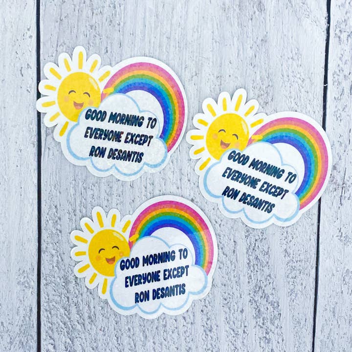 Guten Morgen Sticker für den Großhandel von The Black Lab Soapery