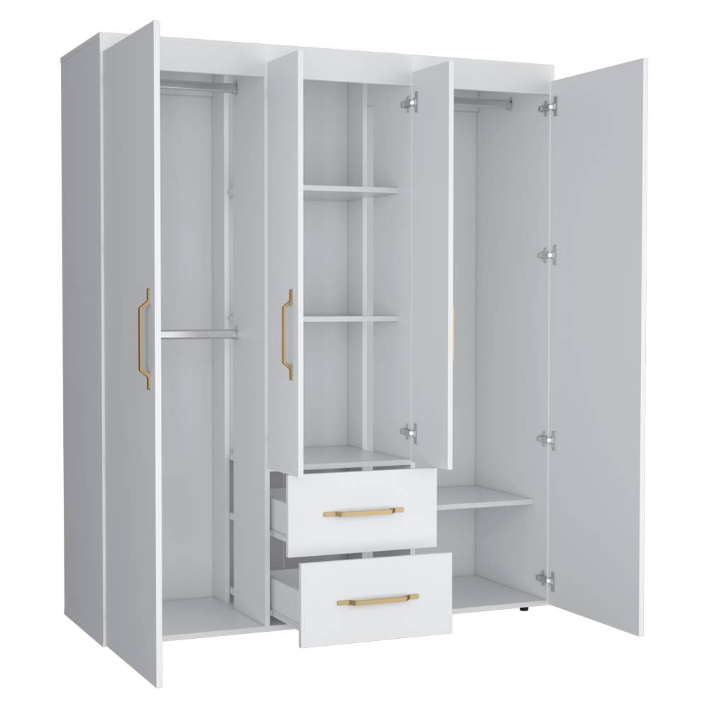 Treevol Furniture - Wholesale Bedroom Furniture - Armoire Elma, Bedroom, White4