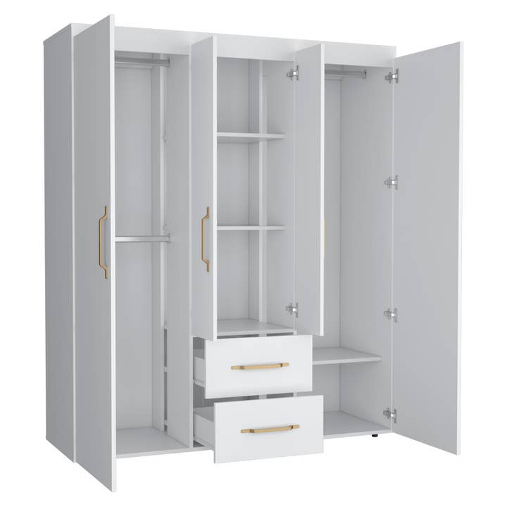 Treevol Furniture - Wholesale Bedroom Furniture - Armoire Elma, Bedroom, White4