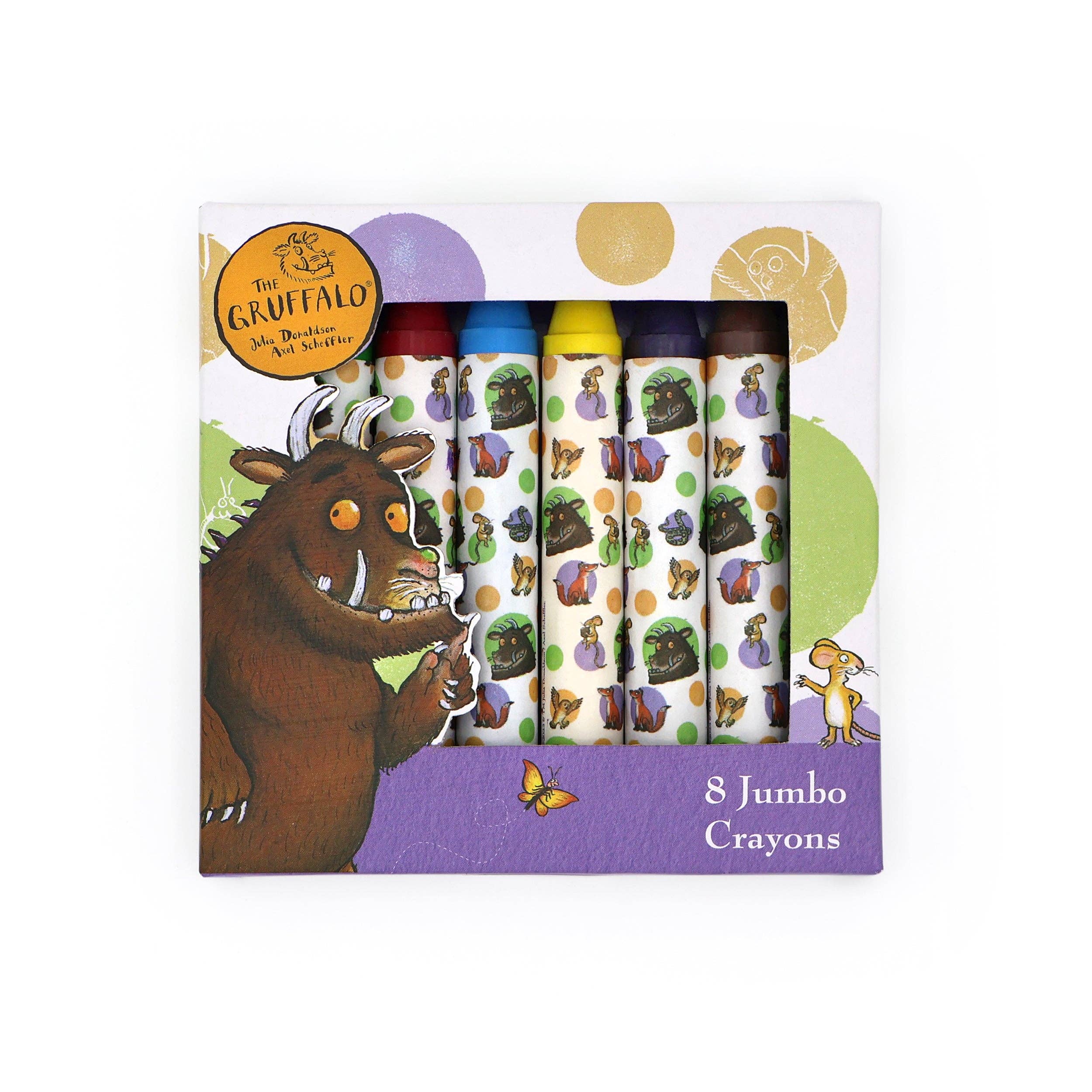 Robert Frederick Ltd - Wholesale Crayons - Kids & Baby - The Gruffalo Set of 8 Jumbo Crayons