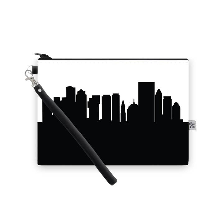 Boston MA Skyline Håndledstaske Clutch Pung for engroshandel hos Anne Cate