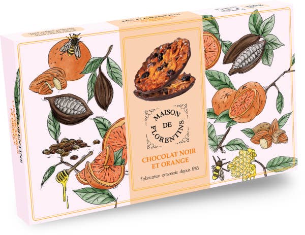 French Feast - Wholesale Chocolate - Maison De Florentins Florentins Dark Chocolate W/ Orange