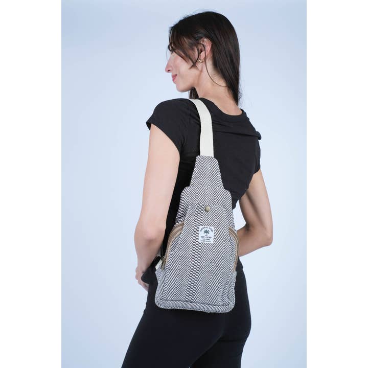 Sacred Threads - Wholesale Crossbody Bag - Women's - Minimalist Hemp Sling Pack3