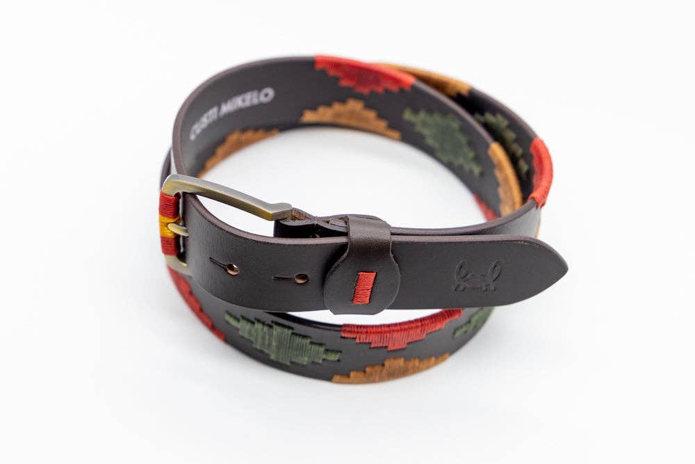Custi Mikelo: Men's Clothing & Christmas Gifts - Wholesale Belt - Men's - Argentinian leather belt Earth7