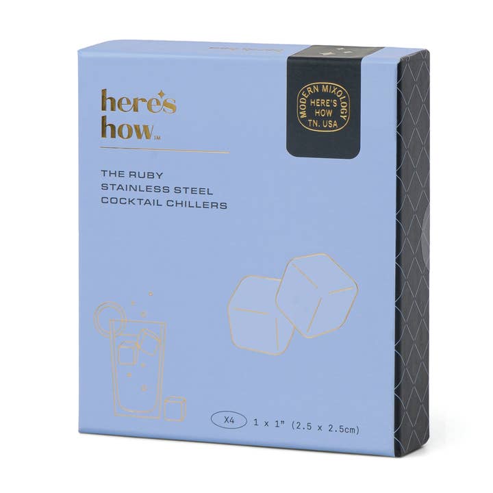 The Ruby Cocktail Chillers - Silver, Set Of 4 for wholesale by Here's How