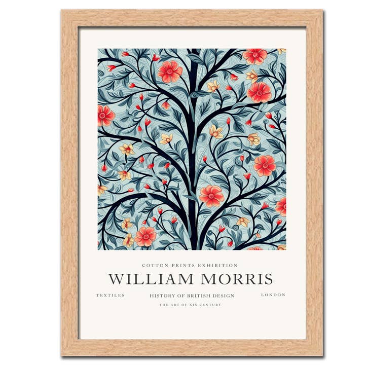 Cuadro enmarcado de 11" x 8" de William Morris 2655. para venta al por mayor de Gator cards