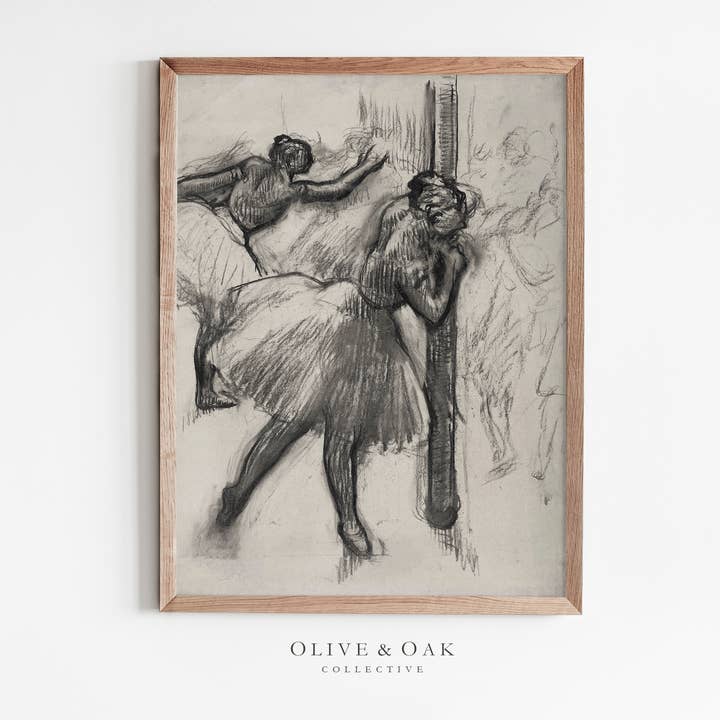 477. BACKSTAGE / Girl's Room Wall Art / Nursery Art / Ballet for wholesale by Olive & Oak Collective