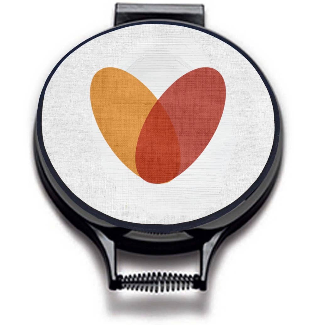 Mustard & Gray Ltd - Wholesale Oven Mitt/Pot Holder - Toco Hearts Circular Hob Covers0