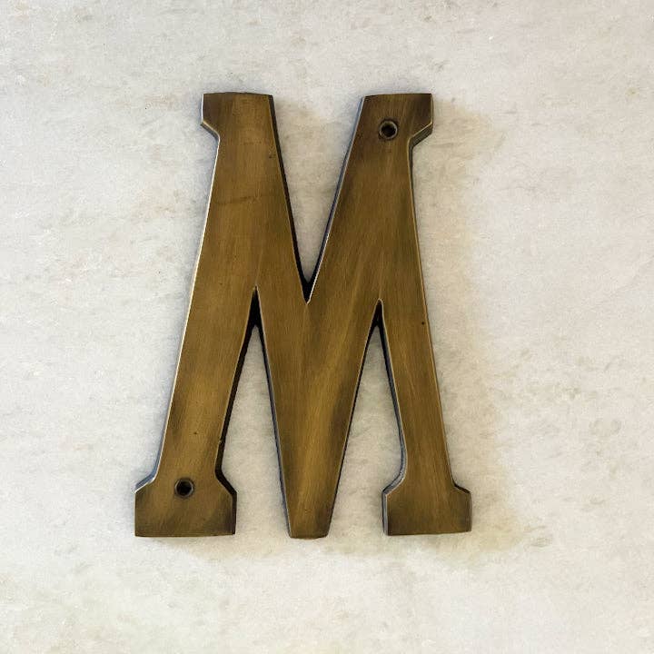 Ocean Luxe - Wholesale Plaque - Large Brass Letters Plaque for Home Decor4