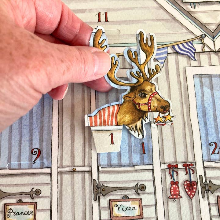 Lilac Tree Designs - Wholesale Advent calendar - Reindeer Stables Advent Calendar2