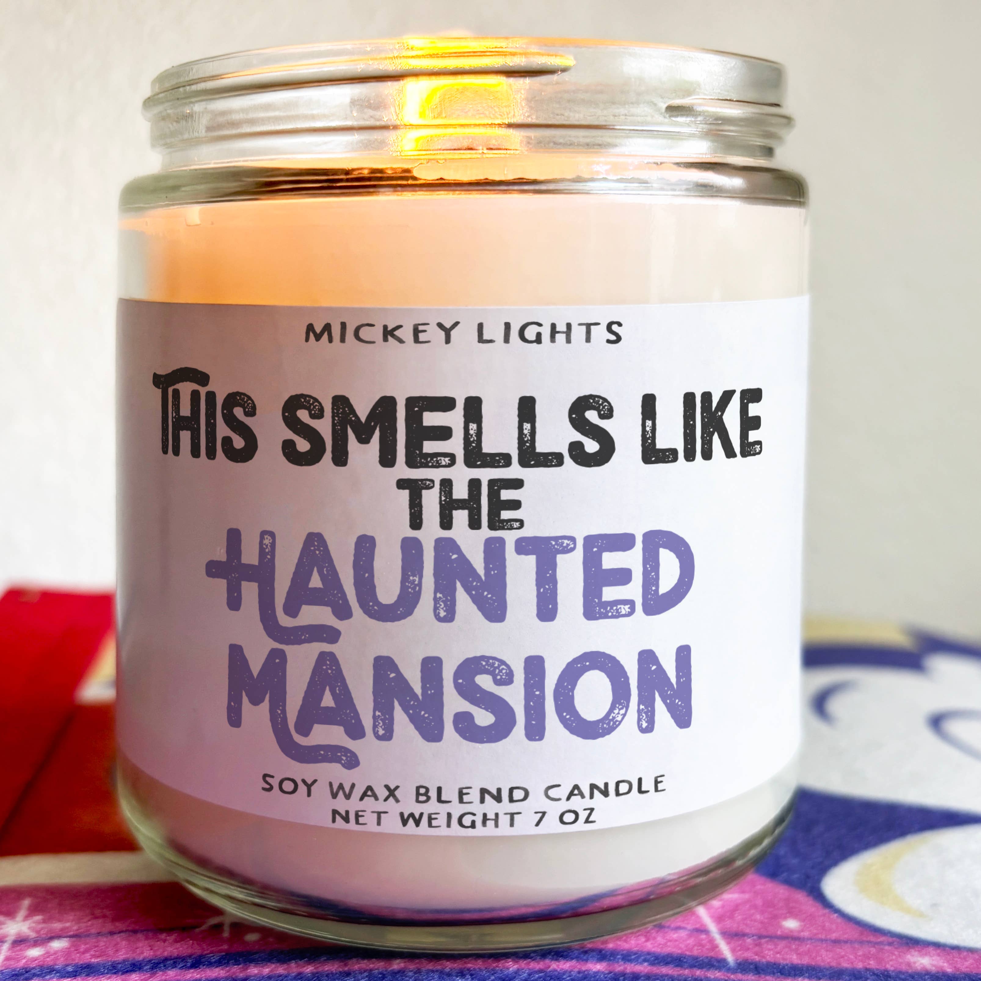 Theme Park Candles - Wholesale Jar/Filled Candle - The Haunted Mansion | 7 oz Soy Blend Candle3