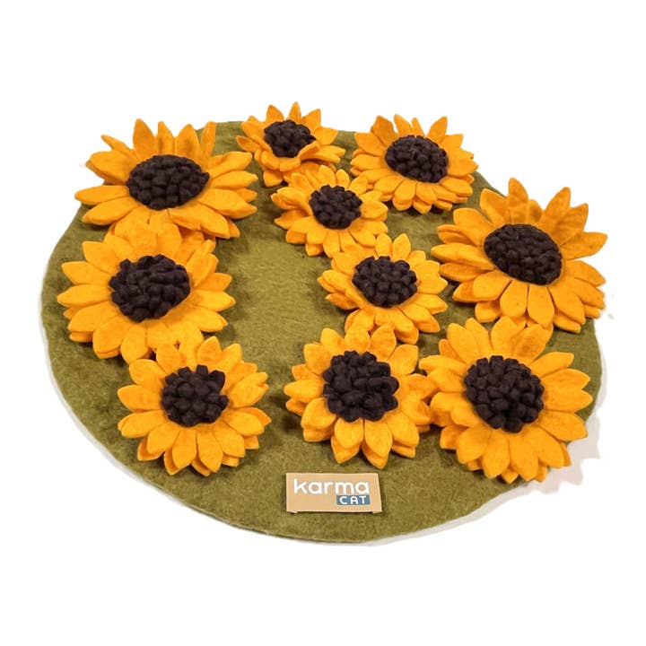 Tappetino attività con girasoli per la vendita all'ingrosso da parte di Karma Cat Inc.