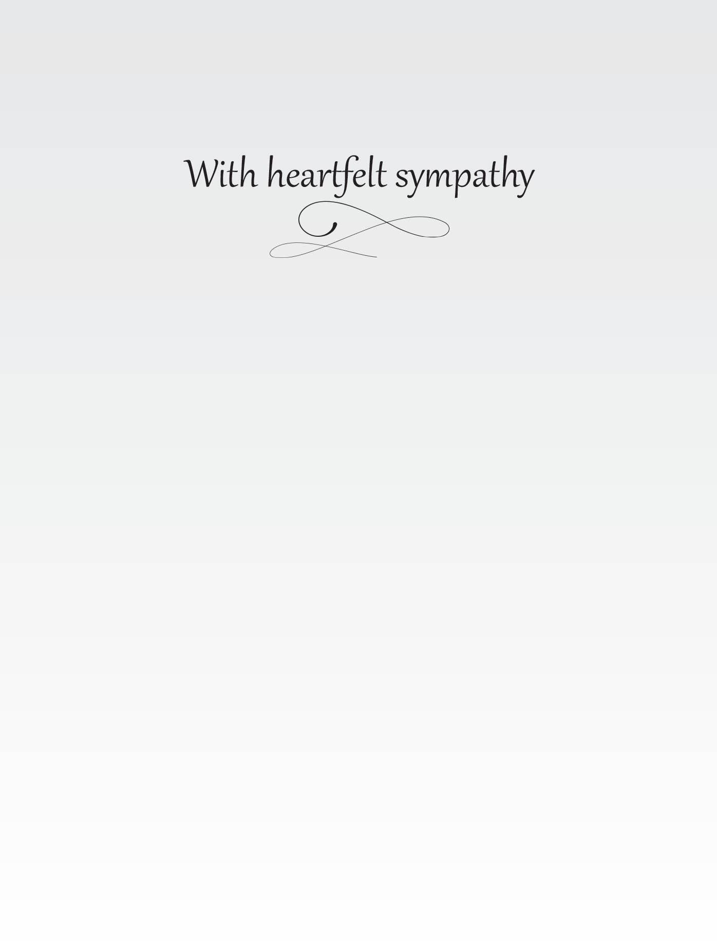 Horse Hollow Press - Wholesale Sympathy Card - Horse Sympathy Greeting Card / Thinking of you1