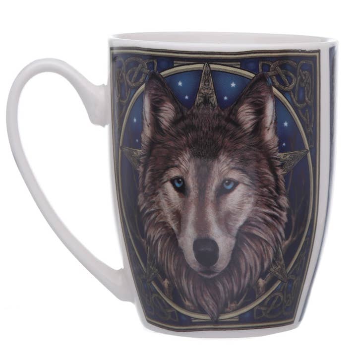 Puckator EU - Wholesale Coffee Mug - Lisa Parker Wolf Head Porcelain Mug3